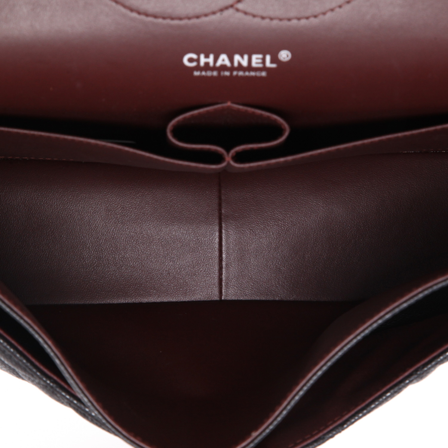 Bolso bandolera Chanel  Timeless Jumbo en cuero granulado acolchado negro - Detail D3