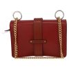 Chloé  Aby mini handbag  in brown leather - Detail D7 thumbnail