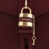 Chloé  Aby handbag  in burgundy grained leather - Detail D1 thumbnail