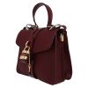 Chloé  Aby handbag  in burgundy grained leather - Detail D3 thumbnail