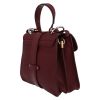 Chloé  Aby handbag  in burgundy grained leather - Detail D6 thumbnail