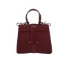 Chloé  Aby handbag  in burgundy grained leather - Detail D7 thumbnail