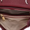 Chloé  Aby handbag  in burgundy grained leather - Detail D8 thumbnail