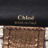 Bolso de mano Chloé  Aby mini en cuero irisado dorado bronce y marrón - Detail D9 thumbnail