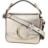 Chloé  C shoulder bag  in gold grained leather - 00pp thumbnail