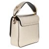 Chloé  C shoulder bag  in gold grained leather - Detail D6 thumbnail