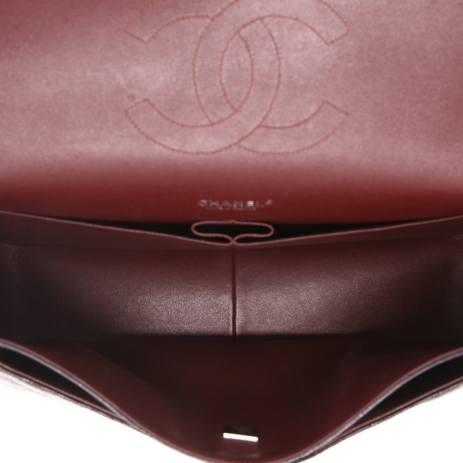 Bolso bandolera Chanel  Timeless Maxi Jumbo en cuero granulado acolchado negro - Detail D3