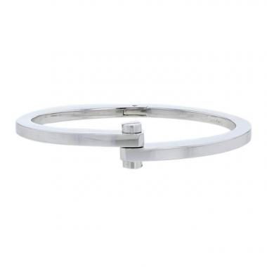 Bracelet ouvrant Cartier Menotte en or blanc