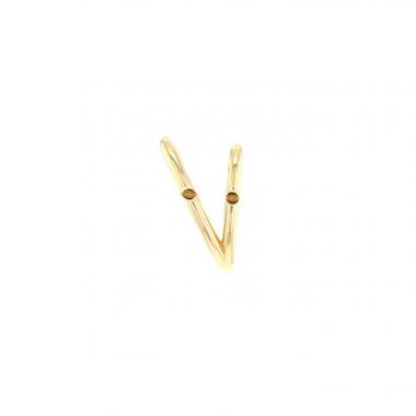 Boucles d'oreilles clous signées Louis Vuitton, bijoux signés