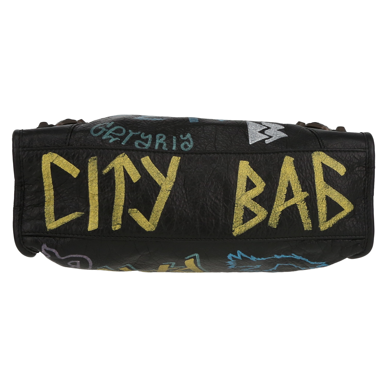 Borsa Balenciaga  City in pelle nera - Detail D1