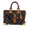 Louis Vuitton  Speedy Editions Limitées handbag  in multicolor and black monogram canvas  and natural leather - 360 thumbnail