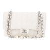 Chanel  Timeless handbag  in white tweed - 360 thumbnail
