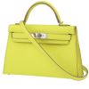 Bolso de mano Hermès  Kelly 20 cm en cuero epsom amarillo - 00pp thumbnail