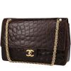 Chanel  Vintage handbag  in brown crocodile - 00pp thumbnail