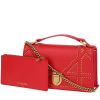 Sac/pochette Dior  Diorama Wallet on Chain en cuir rouge - 00pp thumbnail