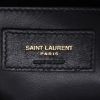 Sac bandoulière Saint Laurent  Loulou petit modèle  en cuir matelassé chevrons noir - Detail D2 thumbnail