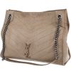 Saint Laurent  Niki Shopping handbag  in beige leather - 00pp thumbnail