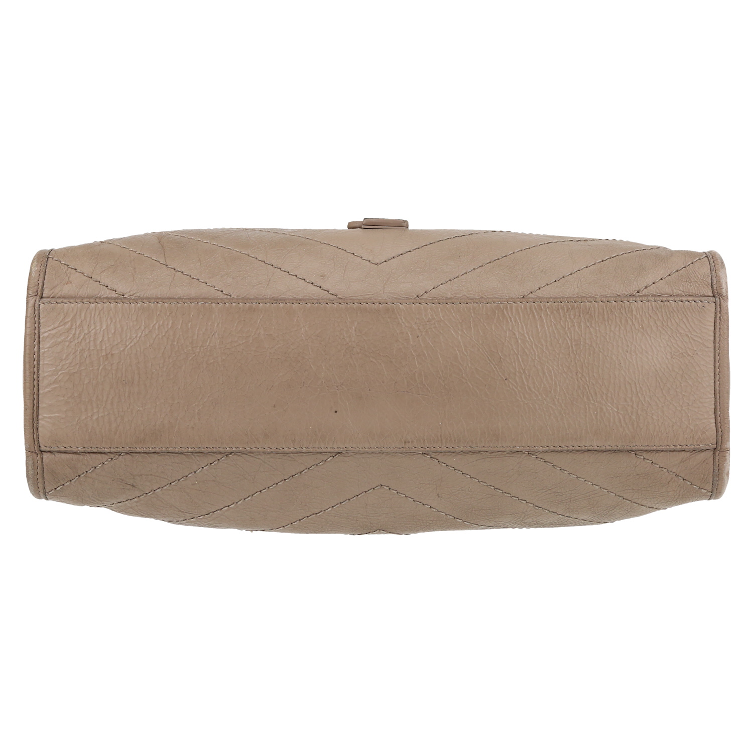 Bolso de mano Saint Laurent  Niki Shopping en cuero beige - Detail D1