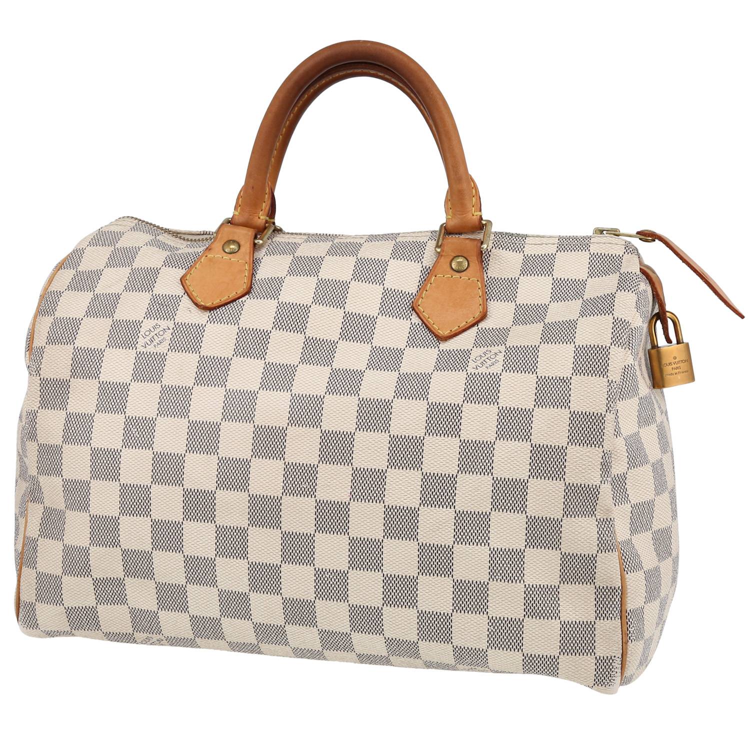 Louis Vuitton Speedy Handbag 402778, talco logo-patch crossbody bag Nero