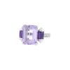 Mauboussin Couleur Baiser ring in white gold,  amethyst and diamonds - 00pp thumbnail