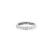 Van Cleef & Arpels Romance wedding ring in white gold, platinium and diamonds - 360 thumbnail