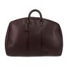 Bolsa de viaje Louis Vuitton  Kendall en cuero taiga color burdeos - 360 thumbnail
