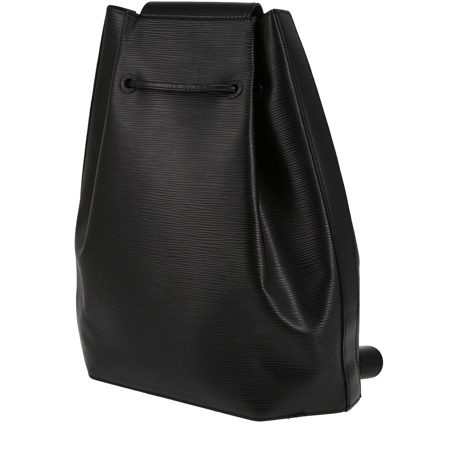 Louis Vuitton, Bags, Louis Vuitton Black Epi Drawstring Bucket Bag