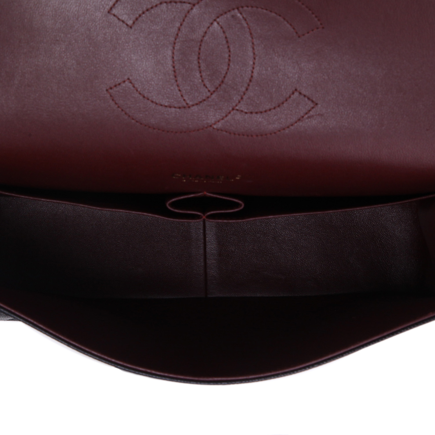 Bolso de mano Chanel  Timeless Maxi Jumbo en cuero granulado acolchado negro - Detail D3