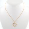 Cartier Juste un clou necklace in yellow gold and diamonds - 360 thumbnail