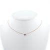 Cartier Cartier d'Amour necklace in pink gold and sapphire - 360 thumbnail