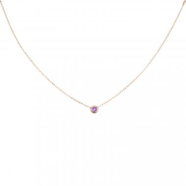 CRB7224515 - Cartier d'Amour necklace XS - White gold, diamond - Cartier