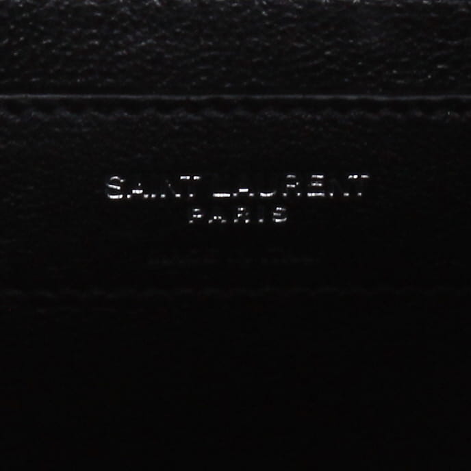 Sac bandoulière Saint Laurent  Kate Pompon petit modèle  en cuir rose-pale - Detail D2