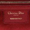 Dior  Saddle handbag  in burgundy leather - Detail D2 thumbnail