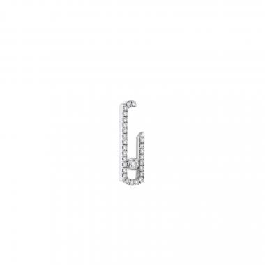 Messika Move Addiction earring in white gold and diamonds