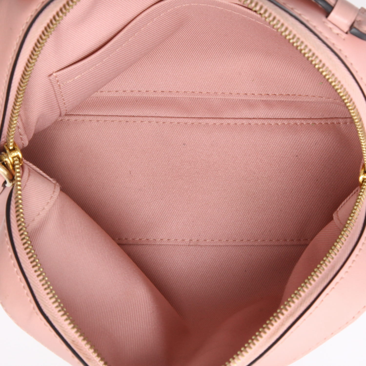 Borsa a tracolla Louis Vuitton  Saintonge in tela monogram marrone e pelle rosa - Detail D3