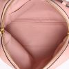 Borsa a tracolla Louis Vuitton  Saintonge in tela monogram marrone e pelle rosa - Detail D3 thumbnail