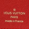 Billetera Louis Vuitton  Victorine pequeña  en lona Monogram marrón y cuero rosa - Detail D2 thumbnail