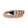 Bracciale Bulgari Serpenti Viper in oro rosa, diamanti e onice - 00pp thumbnail