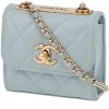 Bolso bandolera Chanel  Trendy CC en cuero acolchado azul - 00pp thumbnail