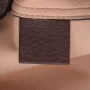 Shopping bag Gucci   in tela siglata beige e pelle marrone - Detail D2 thumbnail