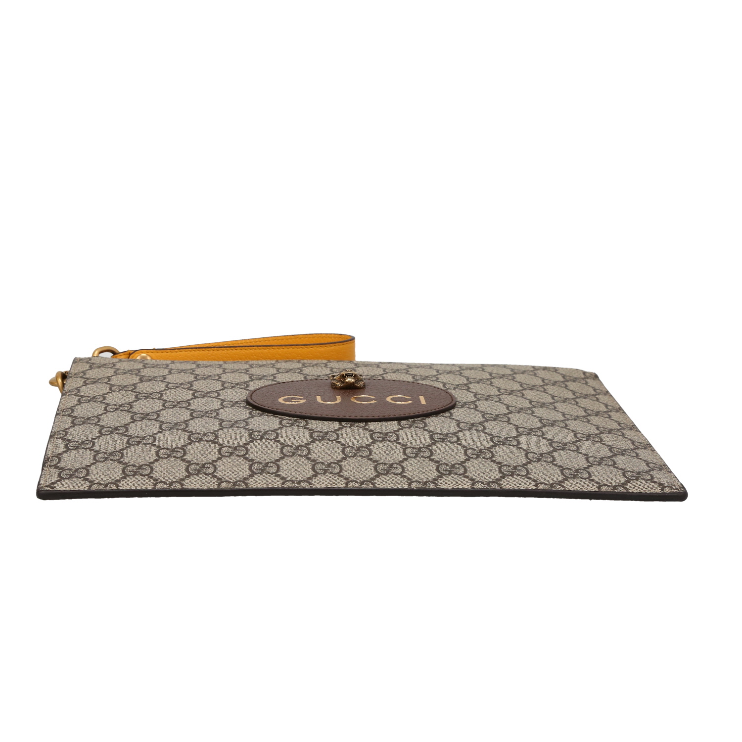 Gucci  Néo Vintage pouch  in beige monogram canvas - Detail D1