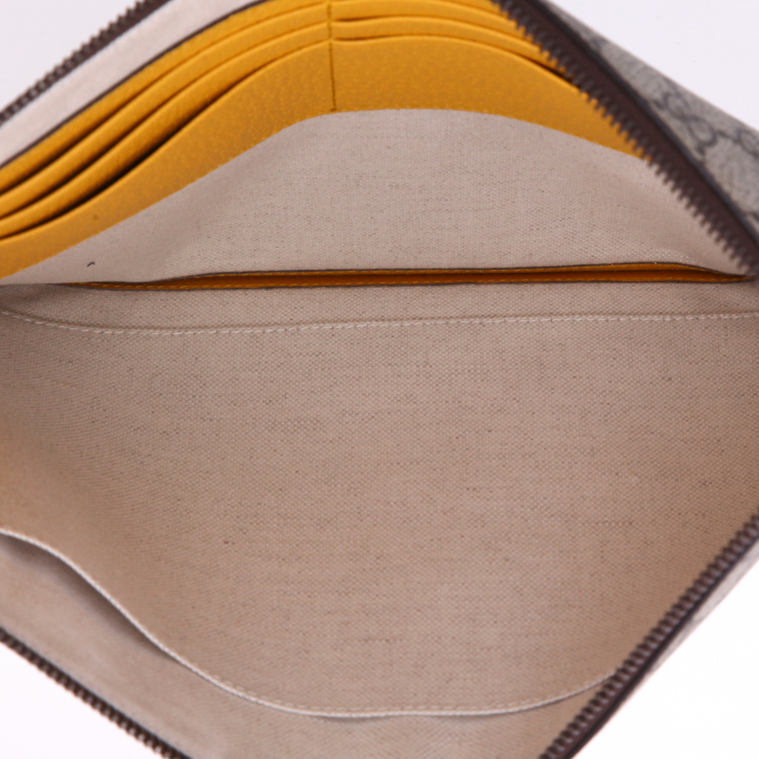 Pochette Gucci  Néo Vintage en toile monogram beige - Detail D3