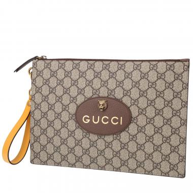 Borsa Gucci givenchy Jackie vintage in tela monogram grigia e pelle marrone