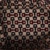 Gucci  Guccissima handbag  in brown monogram leather  and brown velvet - Detail D3 thumbnail