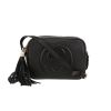 Bolso bandolera Gucci  Soho Disco en cuero granulado negro - 360 thumbnail