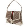 Gucci Vintage handbag  in beige monogram canvas  and cream color leather - 00pp thumbnail