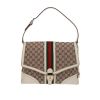 Gucci Vintage handbag  in beige monogram canvas  and cream color leather - 360 thumbnail