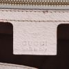 Gucci Vintage handbag  in beige monogram canvas  and cream color leather - Detail D2 thumbnail