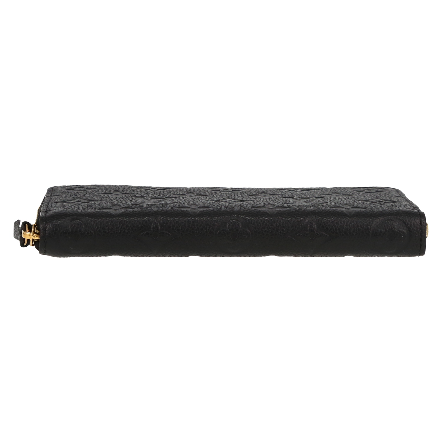 Louis Vuitton  Clémence wallet  in black empreinte monogram leather - Detail D1
