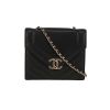 Bolso bandolera Chanel  Envelope en cuero negro - 360 thumbnail